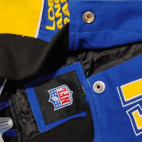 SALE! RARE! NFL Los Angeles Rams Super Bowl 2000 Champion Jacket Like New (A-76) - Picture 11 of 16